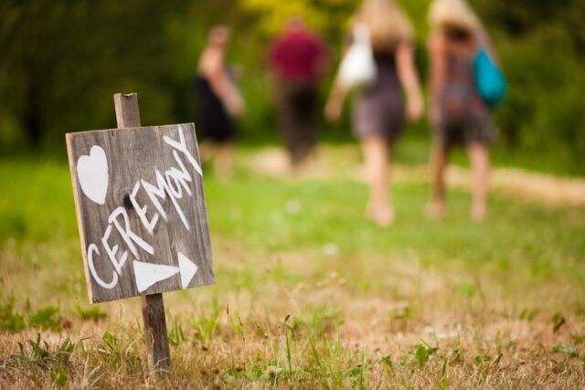 ceremony sign