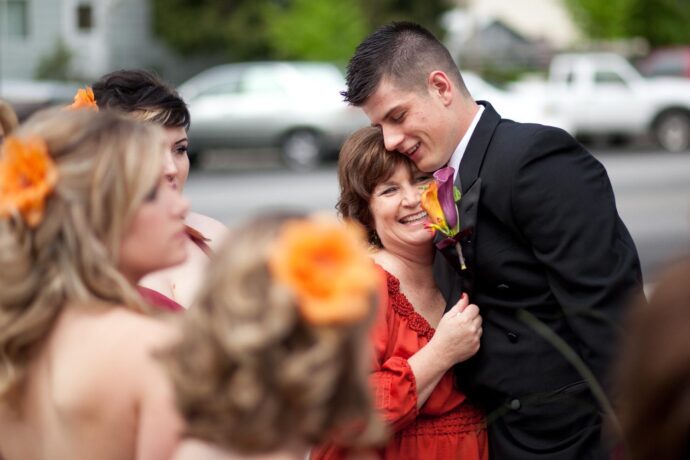 happy groom